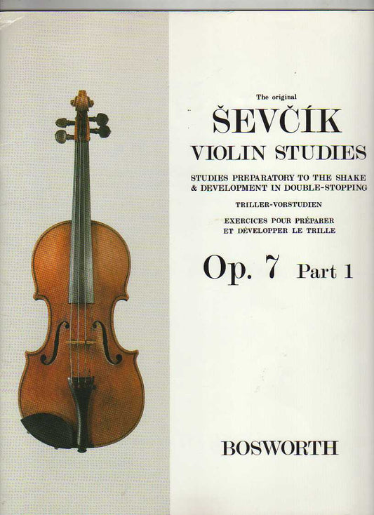 Original Sevcik Violin Studies Op.7 Part 1