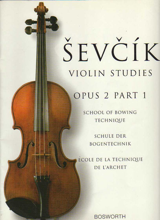 Sevcik Violin Studies Opus 2 Part 1 School of Bowing Technique