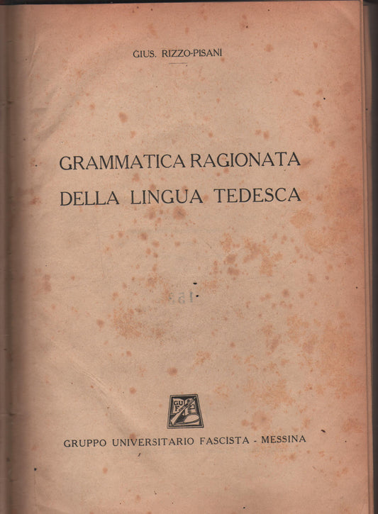 Grammatica ragionata della lingua tedesca