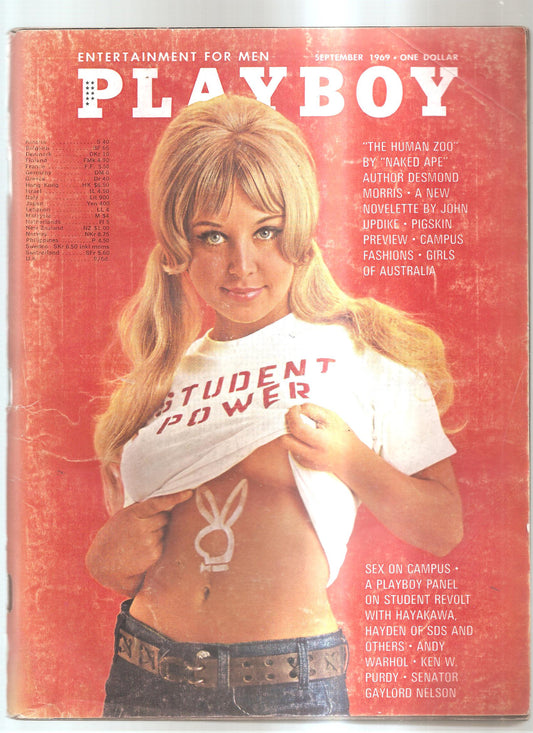 Playboy: entertainment for men - September 1969 - vol. 16 - n. 9