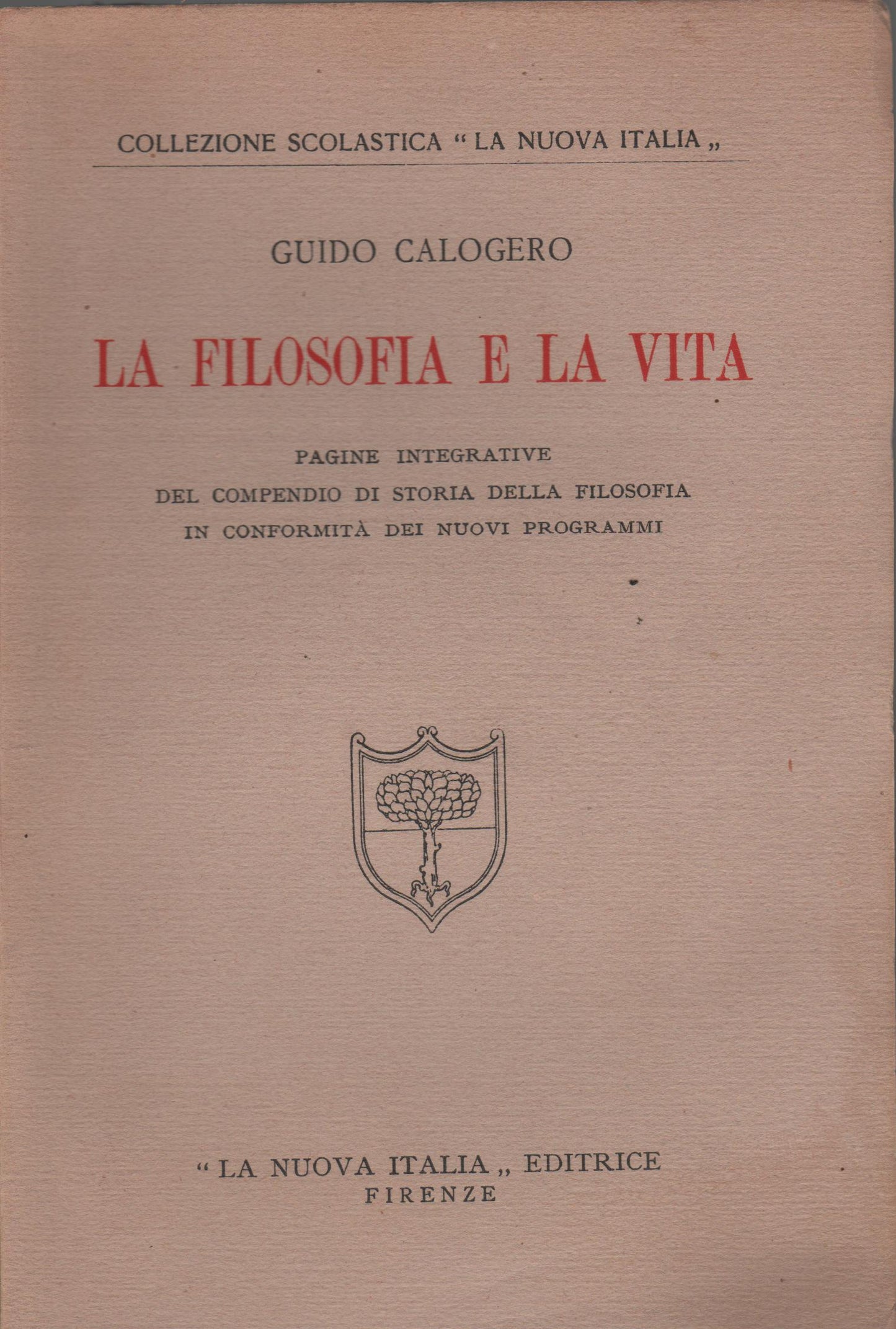 LA FILOSOFIA E LA VITA