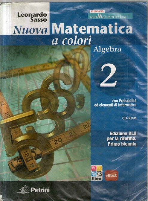 Nuova matematica a colori. Algebra. Con quaderno di recupero. Ediz. blu. Per le Scuole superiori. Con CD-ROM. Con espansione online: N.MAT.COL.BLU ALG.2+Q+CD