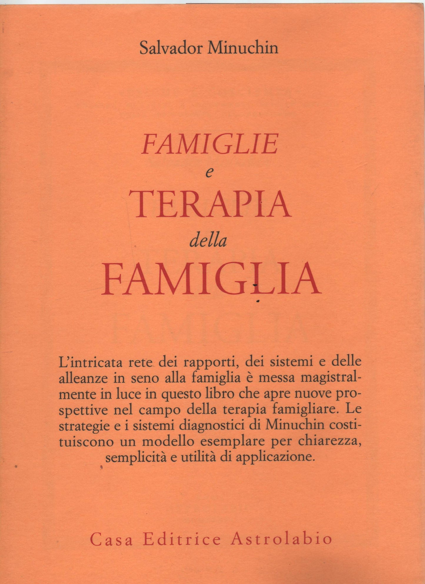 Famiglie e terapia della famiglia