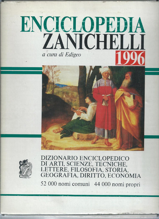 Enciclopedia Zanichelli 1992 Dizionario enciclopedico di arti, scienze, tecniche, lettere, filosofia, storia, geografia, diritto,