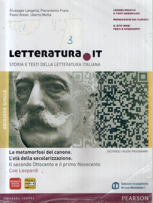 letteratura .it vol 3 :  Le metamorfosi del canone. L'età della secolarizzazione : il secondo ottocento e il primo novecento : con Leopardi