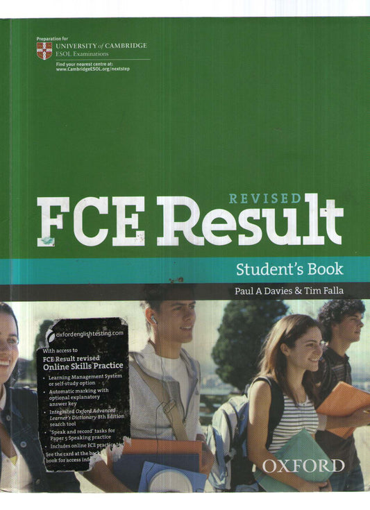 Revised FCE Result: FCE result 2011. Student's book. Per le Scuole superiori