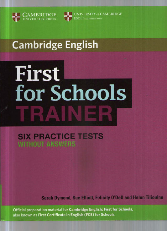 First for schools trainer. Six practice tests. Without answers. Con espansione online. Per le Scuole superiori