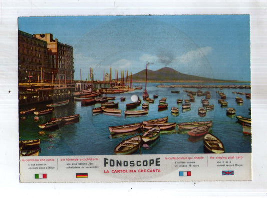 Napoli - Fonoscope - La cartolina che canta,santa lucia