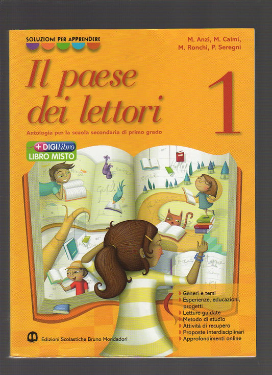 Il paese dei lettori. Con Mito ed epica-Scrivere è facile. Con espansione online. Con CD Audio. Per la Scuola media: 1