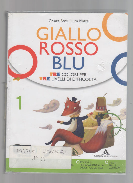 Giallo, rosso, blu. Con quaderno strumenti-Storie di dei e eroi. Per la Scuola media. Con espansione online: 1