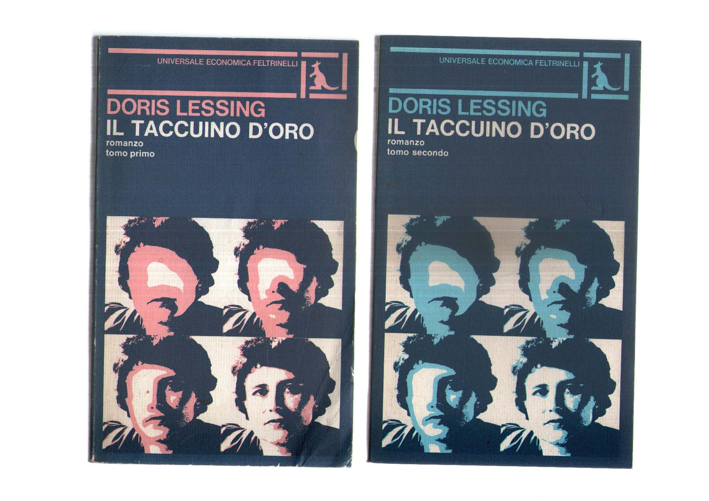 L- IL TACCUINO D'ORO 2 VOL- DORIS LESSING- FELTRINELLI- UE-- 1983- B- YDS158