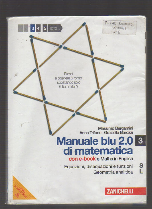 Manuale blu 2.0 di matematica. Con espansione online. Per le Scuole superiori. Con DVD-ROM: 1